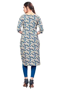 Multicoloured Crepe Printed Kurtas For Women-thumb1