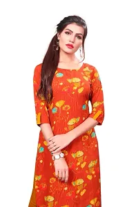 Multicolored Printed Straight Cut Pathani Style Crepe Kurta-thumb4