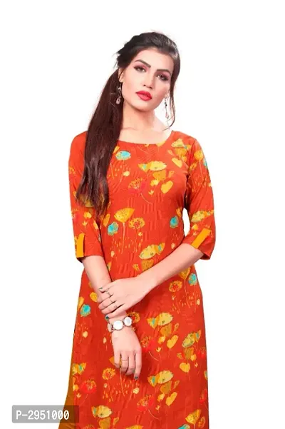 Multicolored Printed Straight Cut Pathani Style Crepe Kurta-thumb5