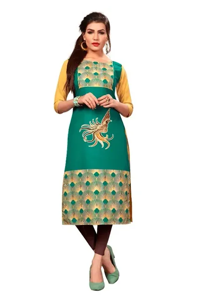 Aarohi Printed Crepe Straight Kurtas