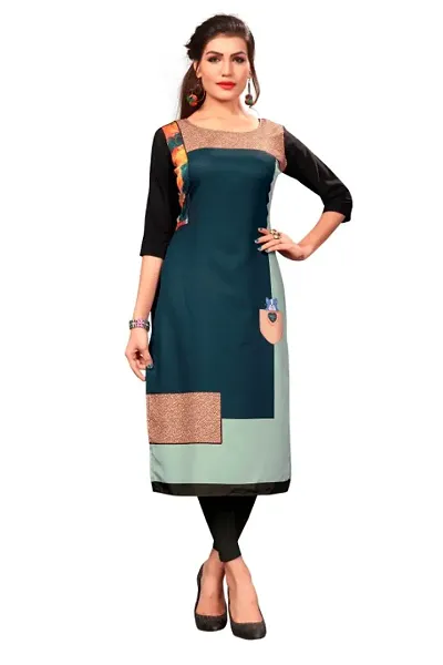 New Ethnic 4 You Women's Crepe Kurta