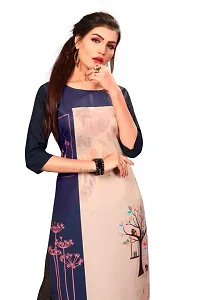 New Ethnic 4 You Women's Multicolor Printed Full-Stitched Crepe Straight Kurta-thumb4