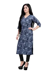 New Ethnic 4 You Women's straight American Crepe kurta-thumb3