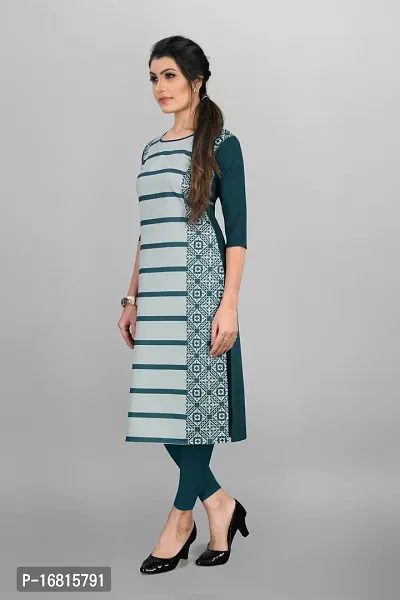 New Ethnic 4 You Women Crepe Straight Cut Kurti-thumb5