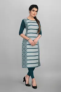 New Ethnic 4 You Women Crepe Straight Cut Kurti-thumb1