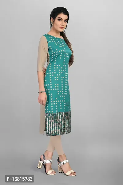 New Ethnic 4 You Women Crepe Straight Cut Kurti-thumb4