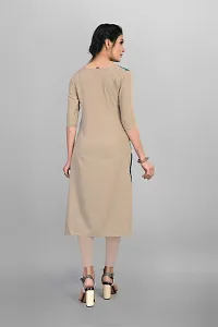 New Ethnic 4 You Women Crepe Straight Cut Kurti-thumb4