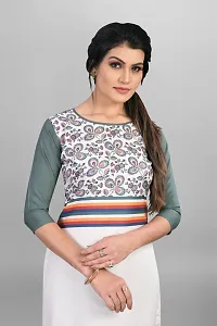 New Ethnic 4 You Women Crepe Straight Cut Kurti-thumb2