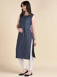 Women's Sleeveless Crepe Printed Kurta-thumb1