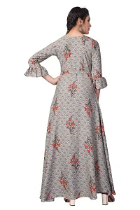 Womens Printed Crepe Anarkali Gown-thumb1