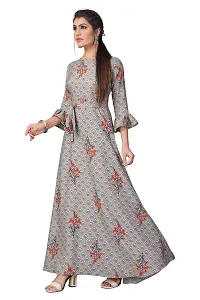 Womens Printed Crepe Anarkali Gown-thumb2