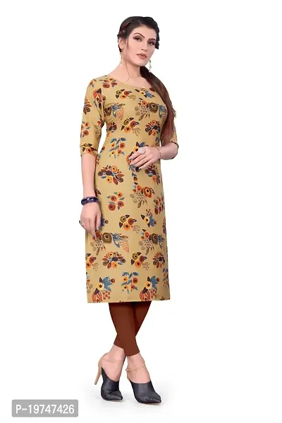 Women's Printed Full-Stitched Crepe Straight Kurti (Combo Pack Of 2)-thumb4