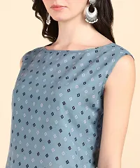 women's printed Cotton Sleeveless Kurti-thumb4