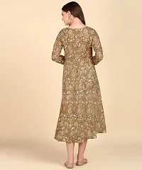 Womens Printed Cotton Round Kurti-thumb3