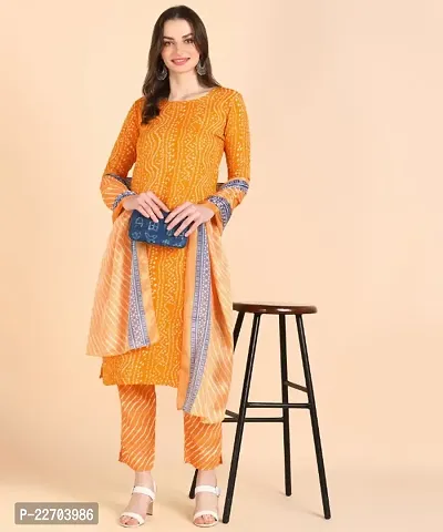 Women Kurta, Pyjama  Dupatta Set-thumb0