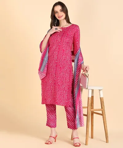 Stylish Kurta Pajama Dupatta Set