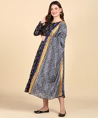 Womens Cotton Printed Anarkali Kurti With Dupatta-thumb4