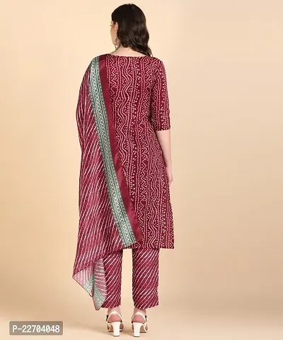 Women Kurta, Pyjama  Dupatta Set-thumb2