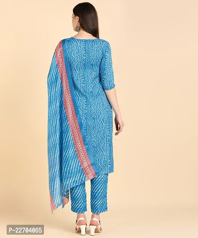 Women Kurta, Pyjama  Dupatta Set-thumb2