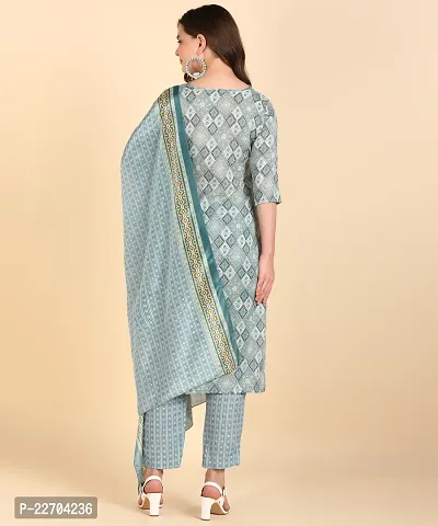 Women Kurta, Pyjama  Dupatta Set-thumb4