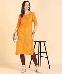 Womens Printed Cotton Straight kurti-thumb2