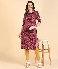 Womens Printed Cotton Straight kurti-thumb2