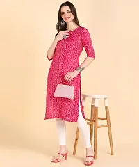 Womens Printed Cotton Straight kurti-thumb2