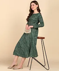 Womens Printed Cotton Round Kurti-thumb4