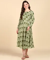 Womens Printed Cotton Round Kurti-thumb4