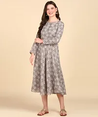 Womens Printed Cotton Round Kurti-thumb4