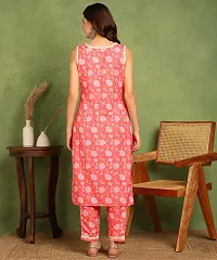 Women Poly Rayon Kurti Pant Set-thumb4