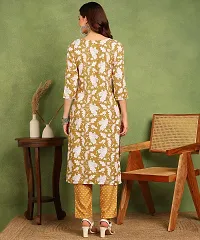 Women Poly Rayon Kurti Pant Set-thumb4