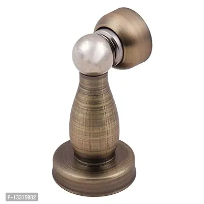 Stainless Steel Magnetic Door Stopper Catcher with Screw Fitting - Antique Finish-thumb0
