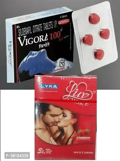 Vigora Tablet 100 Mg Pack of 1 with Condom