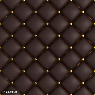 Checked Brown Wallpaper  (40 cm x 160 cm)-thumb0