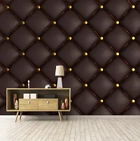 Checked Brown Wallpaper  (40 cm x 160 cm)-thumb3