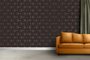 Checked Brown Wallpaper  (40 cm x 160 cm)-thumb2