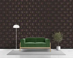 Checked Brown Wallpaper  (40 cm x 160 cm)-thumb1