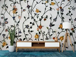 Floral  Botanical Multicolor Wallpaper  (40 cm x 160 cm)-thumb4