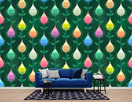 Botanical Multicolor Wallpaper  (40 cm x 160 cm)-thumb1