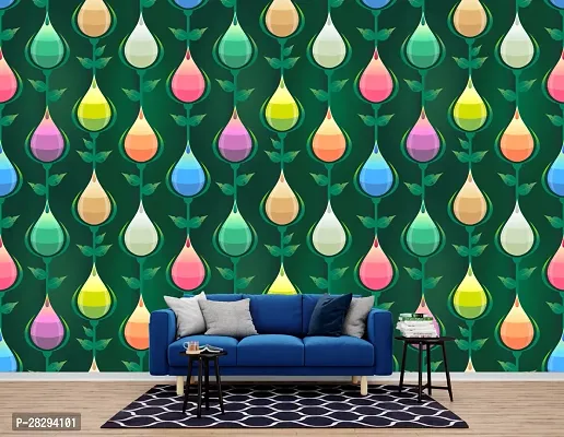 Botanical Multicolor Wallpaper  (40 cm x 160 cm)-thumb2