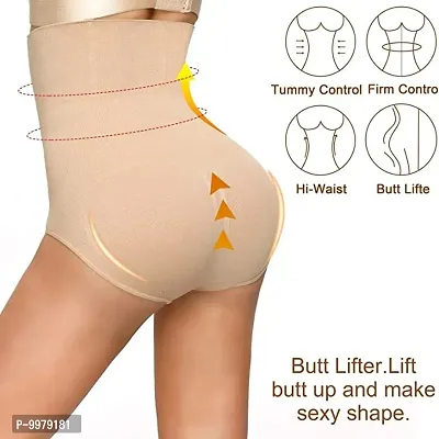 Women's High Waist Shapewear with Anti Rolling Strip Tummy Control Tucker  Waist Slimming Panties Women Shapewear