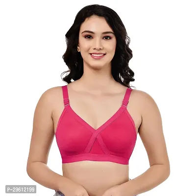 Stylish Multicoloured Hosiery Solid Bras For Women Pack Of 3 Pack Of-thumb2