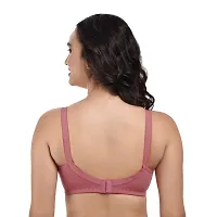 Stylish Multicoloured Cotton Solid Non Padded Bra For Women Pack Of 3-thumb2
