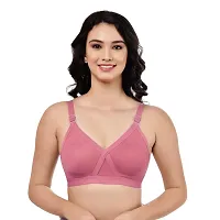 Stylish Multicoloured Hosiery Solid Bras For Women Pack Of 3 Pack Of-thumb1