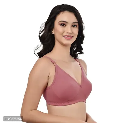 Stylish Multicoloured Cotton Solid Non Padded Bra For Women Pack Of 3-thumb4
