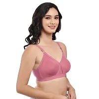 Stylish Multicoloured Hosiery Solid Non Padded Bra For Women Pack Of 3-thumb3