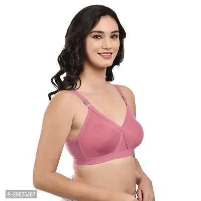 Stylish Multicoloured Hosiery Solid Non Padded Bra For Women Pack Of 3-thumb4