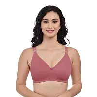 Stylish Multicoloured Cotton Solid Non Padded Bra For Women Pack Of 3-thumb2