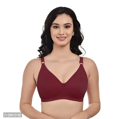 Stylish Multicoloured Cotton Solid Bras For Women Pack Of 3 Pack Of-thumb2